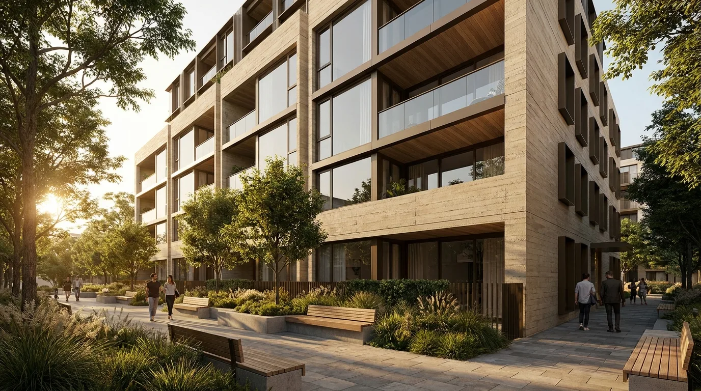 A residential development using WVIP automated parking